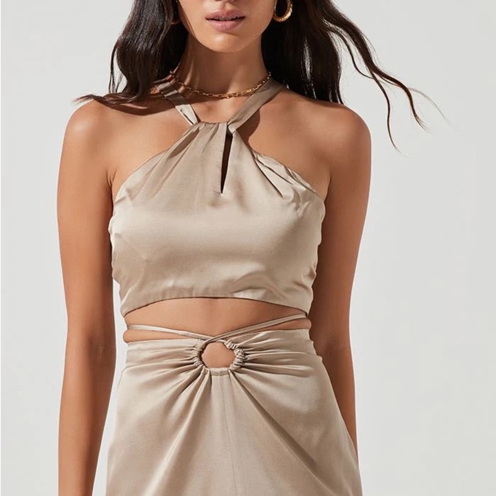 ASTR THE LABEL | ROBIN TOP | KHAKI